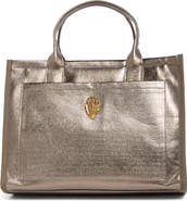 Kurt Geiger London Kingston Metallic Square Tote