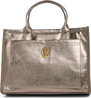 Kurt Geiger London Kingston Metallic Square Tote
