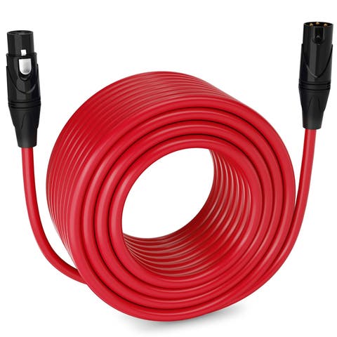 200 ft Balanced XLR Cable, Male to Female, 3 Pin Microphone Cable