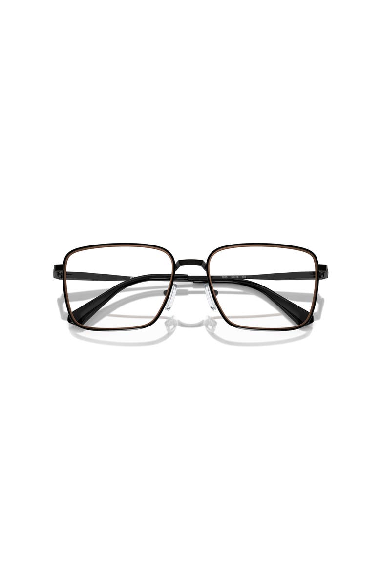 56mm Rectangle optical glasses, Alternate, color, Black