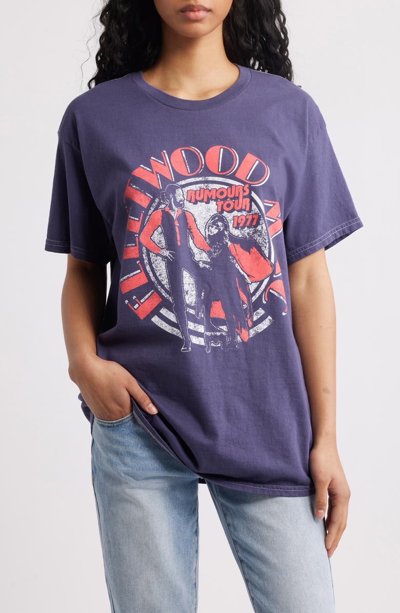 Merch Traffic Fleetwood Mac 1977 Tour Graphic T-Shirt, Main, color,