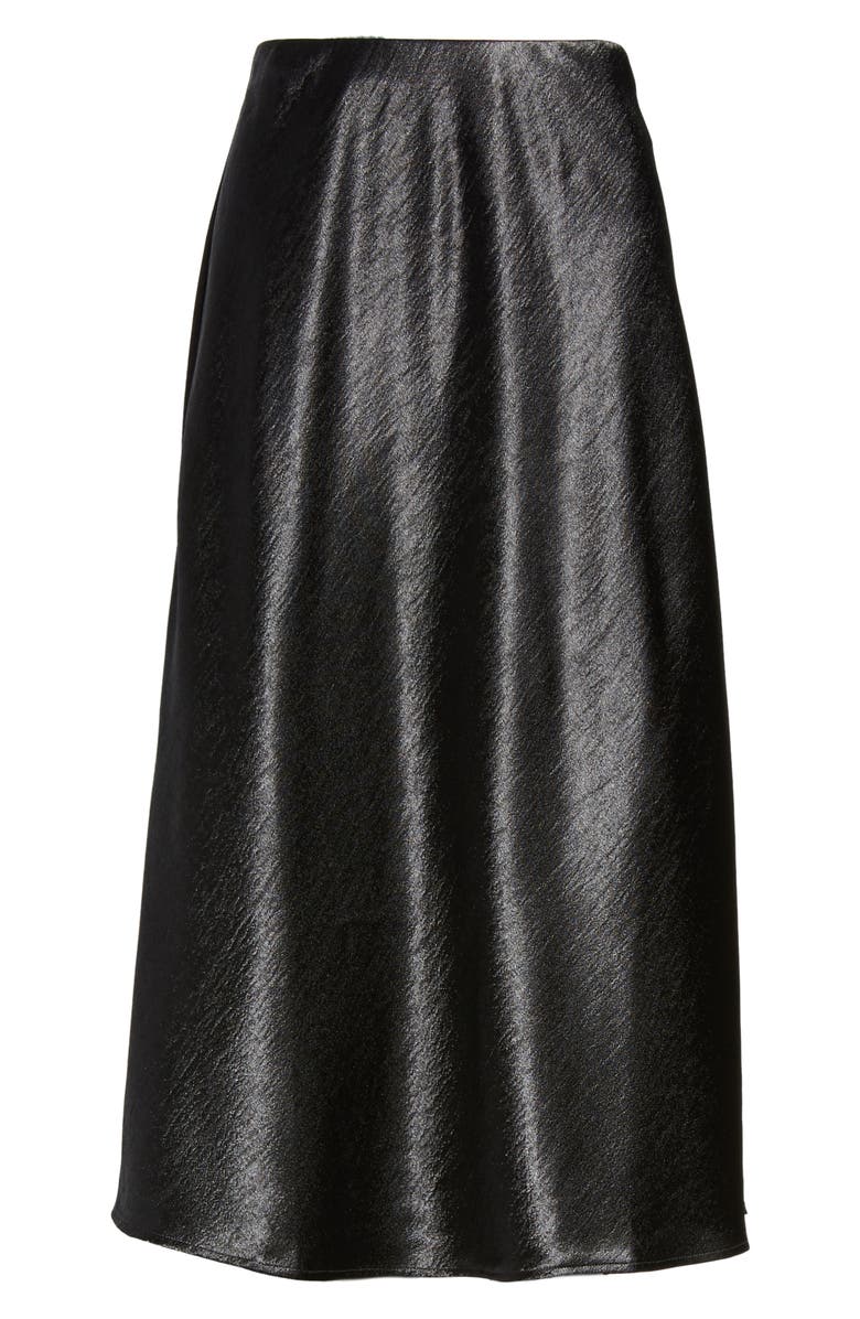 Love, Fire Satin Midi Skirt, Alternate, color, 
