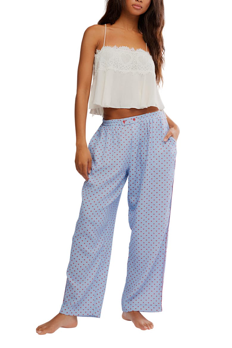 Intimately FP Be Mine Pants, Alternate, color, BLUE