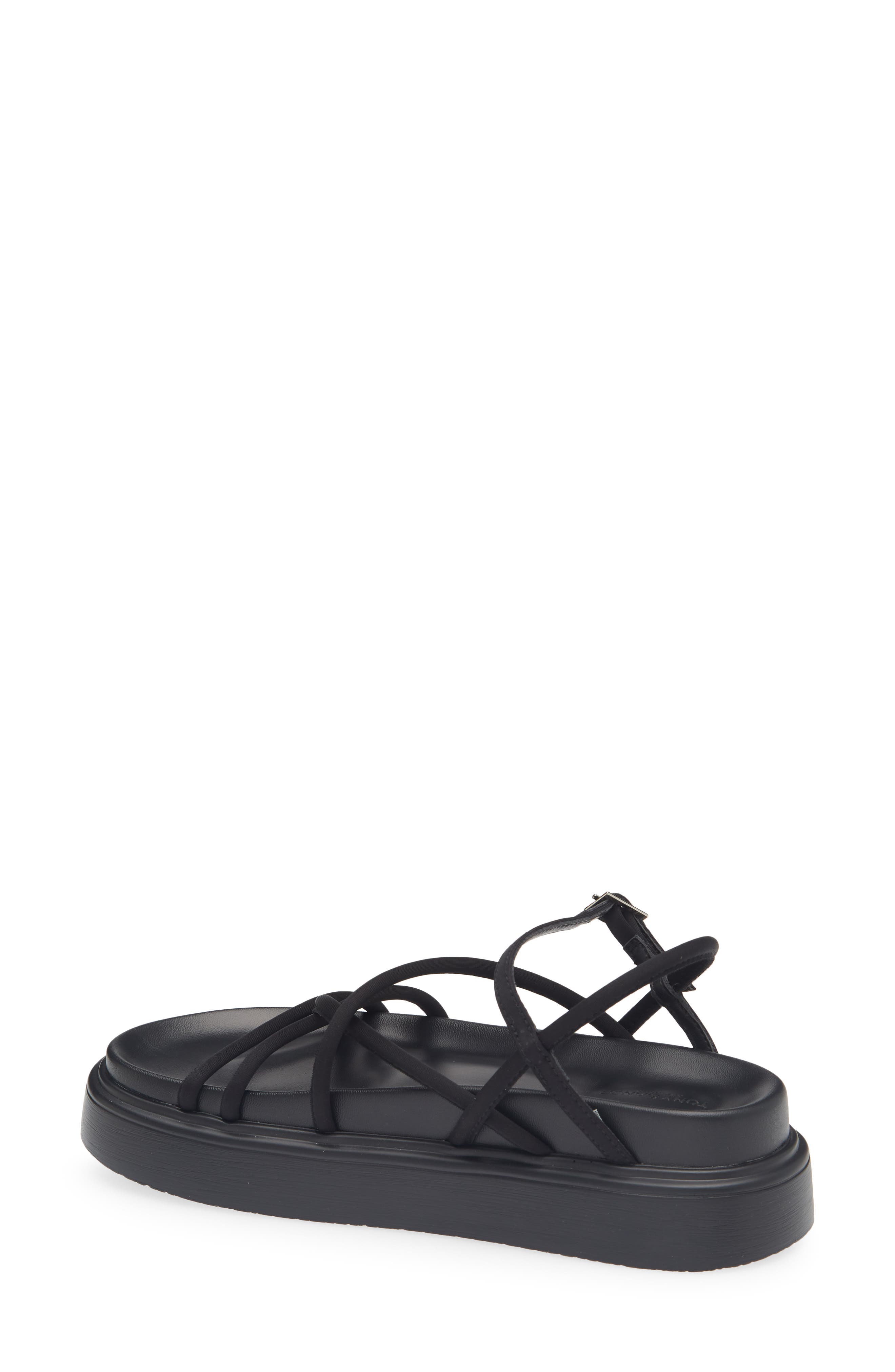 Tony Bianco Jett Strappy Platform Sandal, Alternate, color, Black Scuba