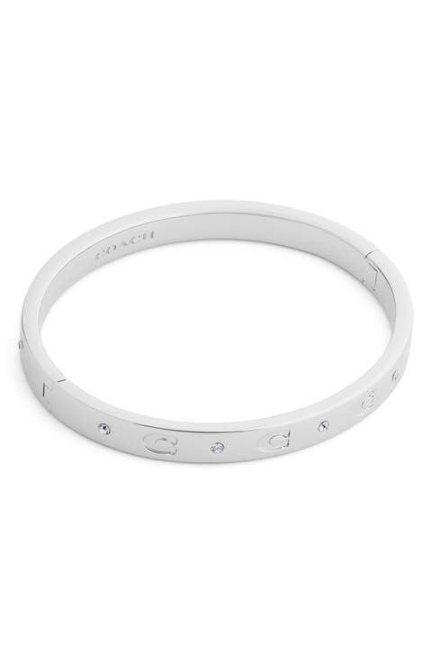 Signature C Hinged Bangle