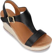 Reaction Kenneth Cole Card Platform Wedge Sandal