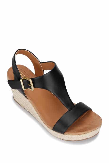 Reaction Kenneth Cole Card Platform Wedge Sandal