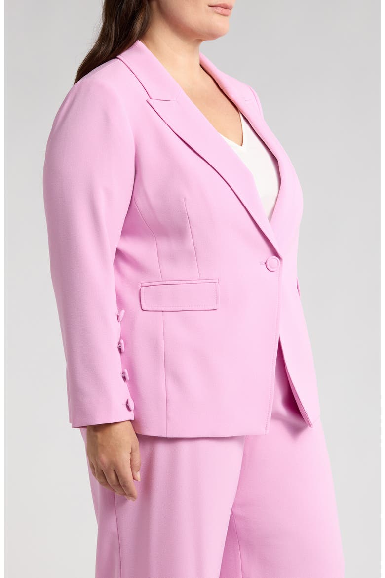 One-Button Blazer, Alternate, color, PINK MACAROON
