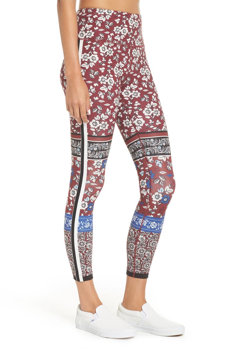 Kate Spade New York Whimsy Bi Striped Leggings, Alternate, color, 