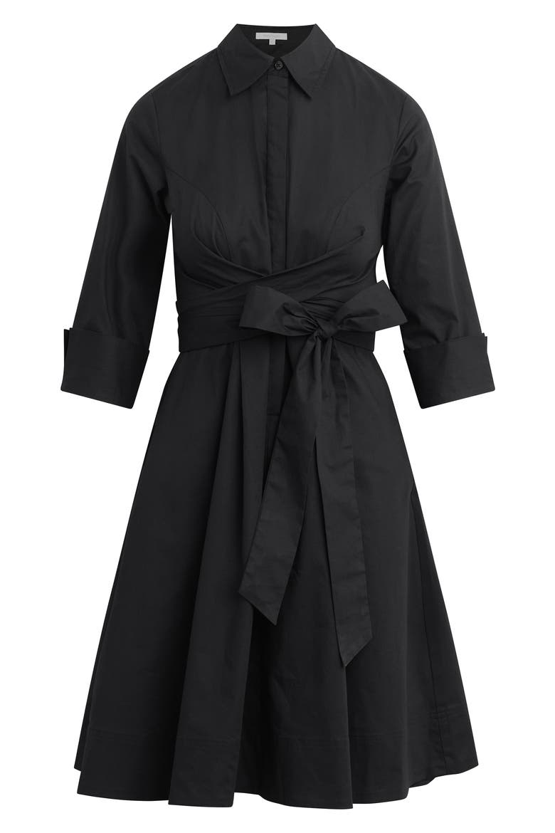 The Parker Shirtdress, Main, color, BLACK