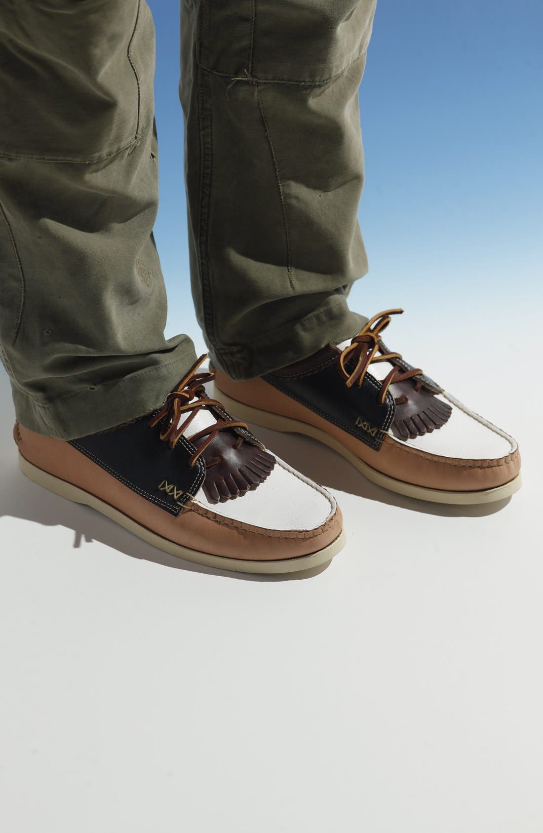 YUKETEN Kiltie Blucher Moccasin, Alternate, color, 