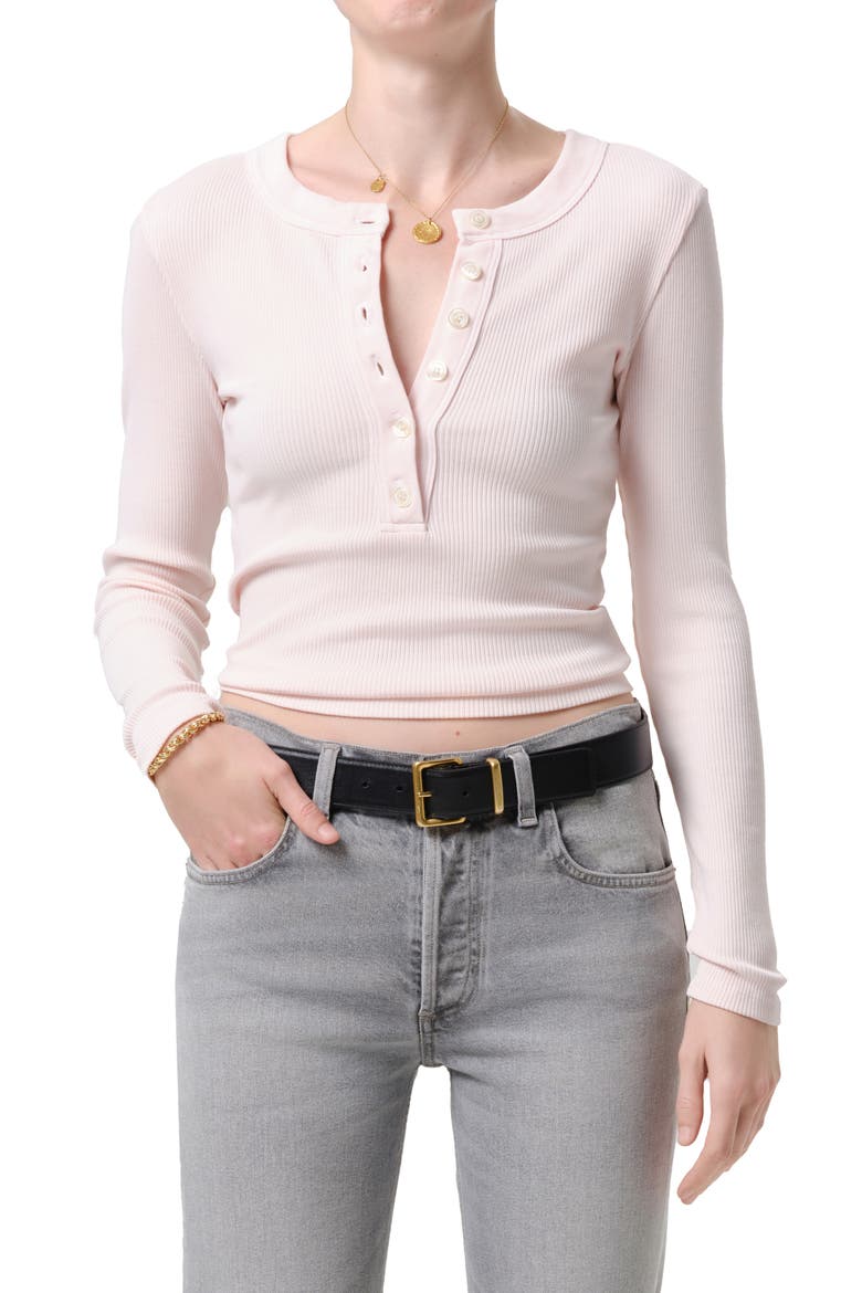 Varra Rib Henley, Main, color, PINK PEPPERCORN LT PINK