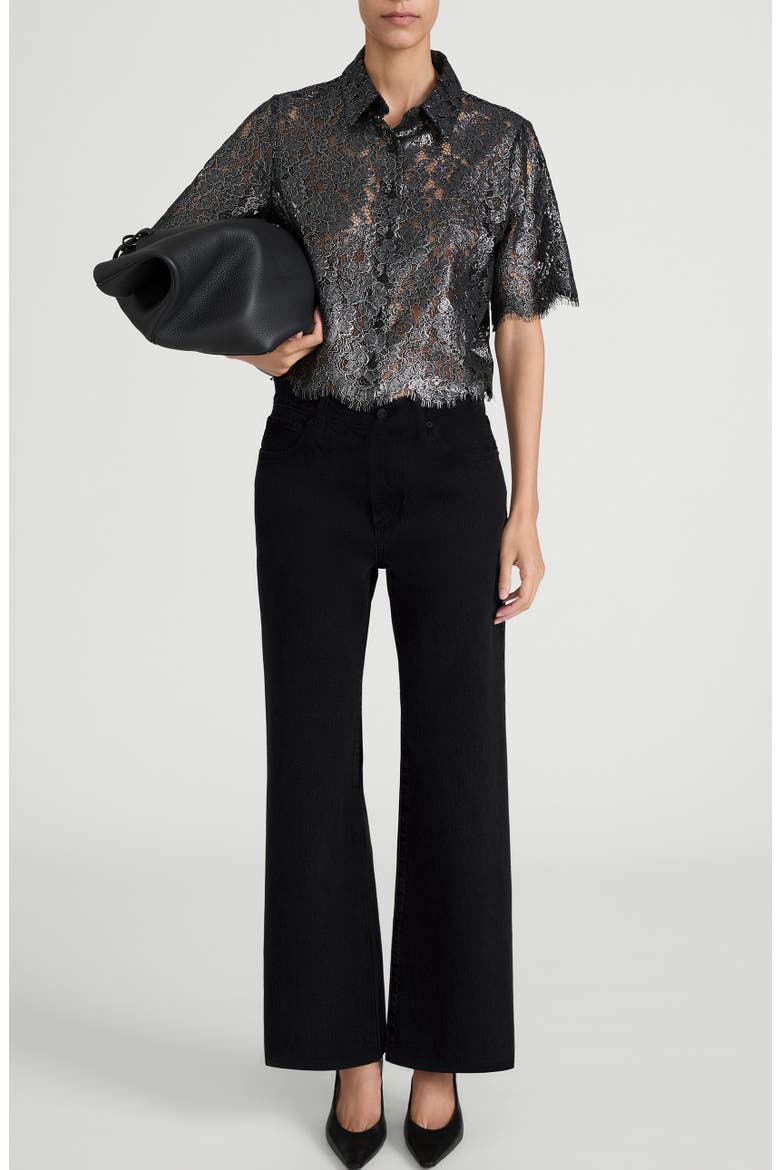 The Swing High Waist Wide Leg Jeans, Alternate, color, EMPRESS RAW AFTER
