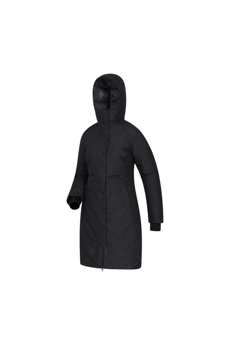 Polar Down Long Length Hybrid Jacket, Alternate, color, Black