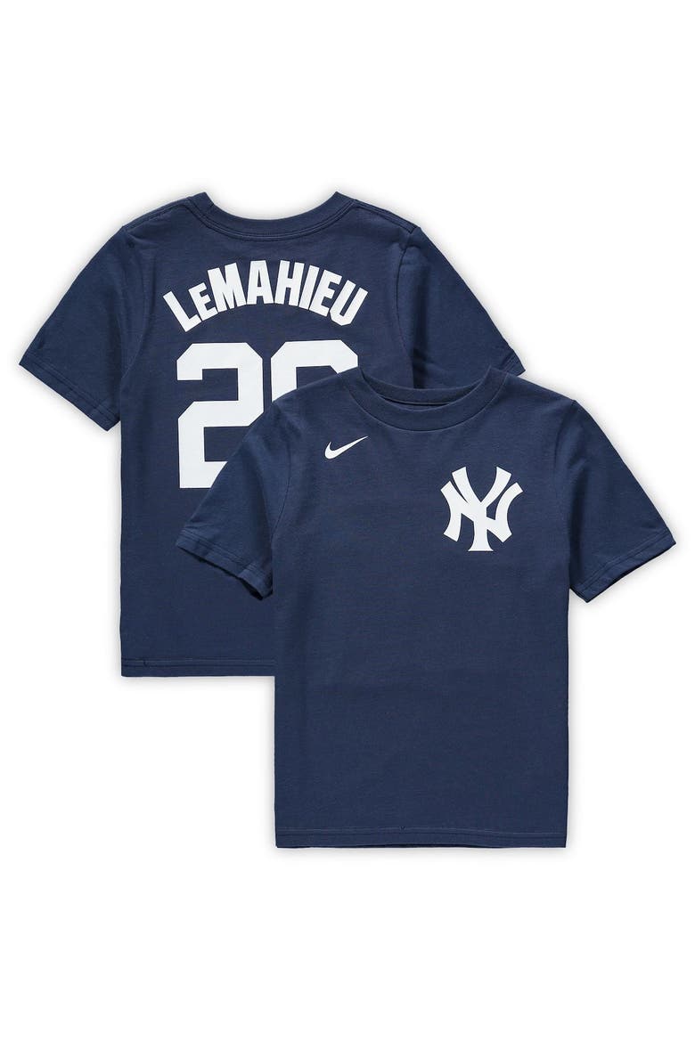 Preschool Nike DJ LeMahieu Navy New York Yankees Player Name & Number T-Shirt, Main, color, Navy