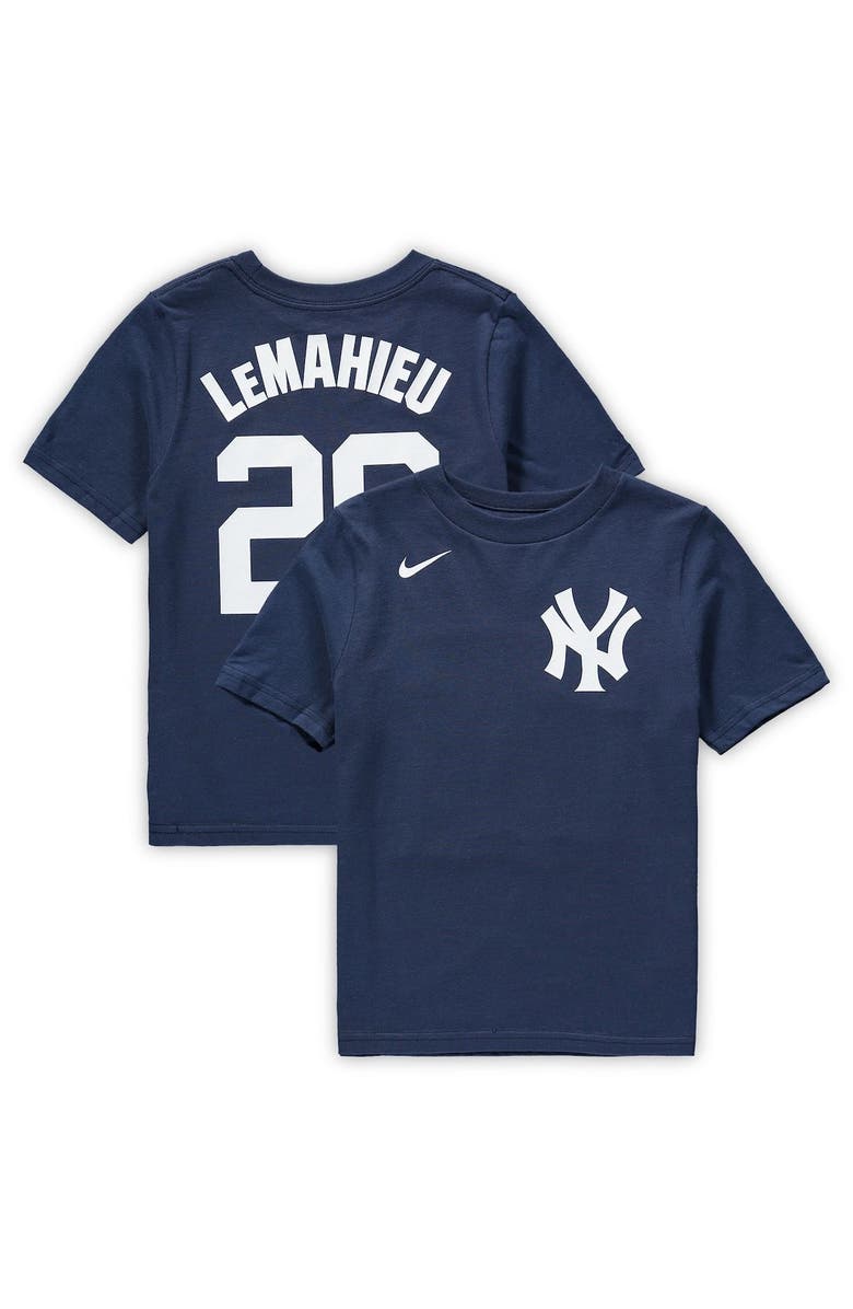 Nike Preschool Nike DJ LeMahieu Navy New York Yankees Player Name & Number T-Shirt, Main, color, 