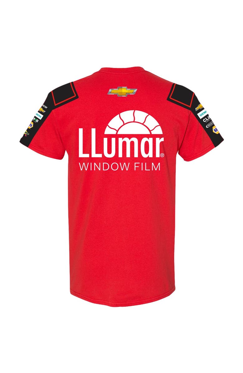 HENDRICK MOTORSPORTS TEAM COLLECTION Men's Hendrick Motorsports Team Collection Red/Black Chase Elliott Llumar Uniform T-Shirt, Alternate, color,