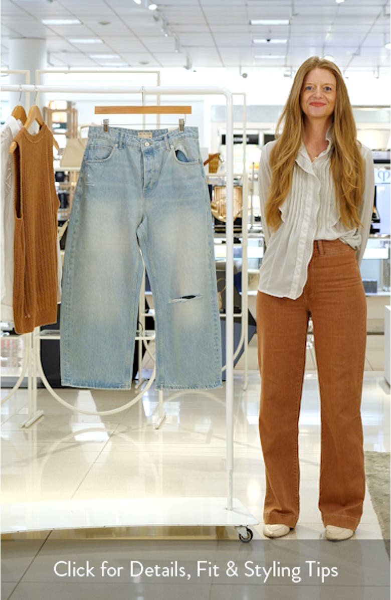 Deep Trance Low Rise Barrel Leg Jeans, sales video thumbnail