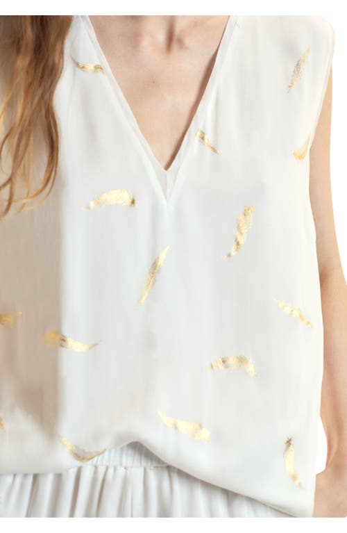 Cynthia Rowley Light As A Feather Top In Multi