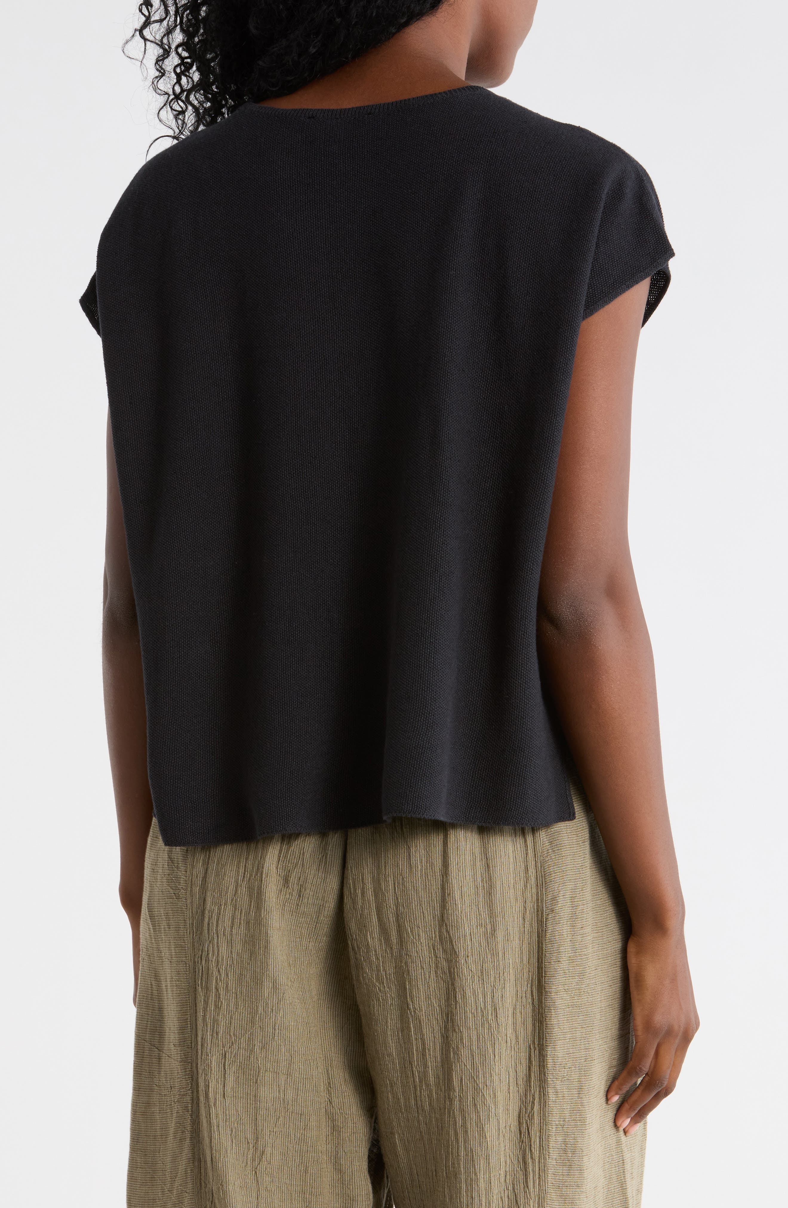 Boxy Organic Linen & Cotton Sweater - image 2