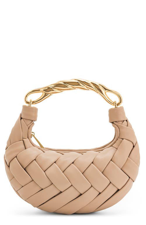 Jw Pei Orla Woven Faux Leather Clutch In Brown