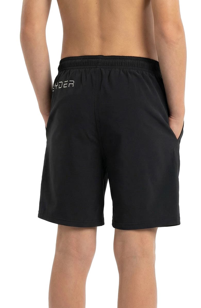 Spyder Kids' Volley Swim Shorts, Alternate, color, Caviar