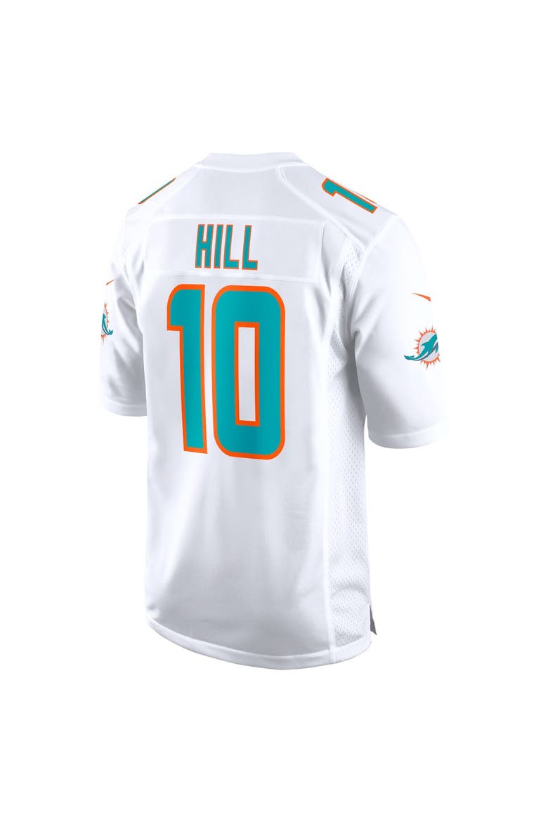 Men's Nike Tyreek Hill White Miami Dolphins Game Jersey, Alternate, color, White