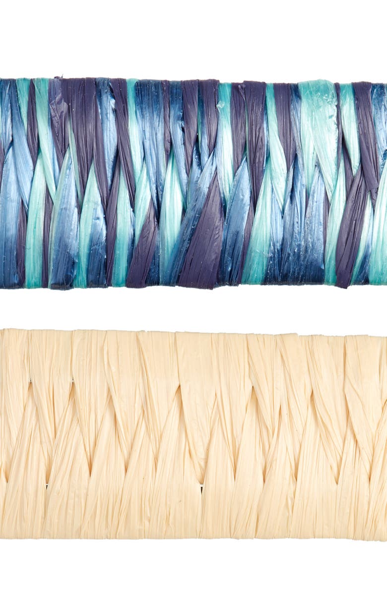 BP. Set of 2 Woven Barrettes, Alternate, color,