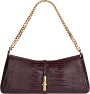 Balmain Embossed Leather Metropolis Bag