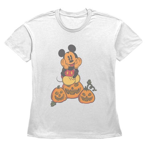 Womens Mickey & Friends Pumpkin Gathering T Shirt