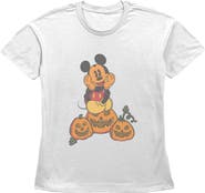 Mickey & Friends Womens Mickey & Friends Pumpkin Gathering T Shirt
