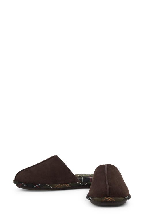 Barbour Simone Mule Slipper In Choco/classic