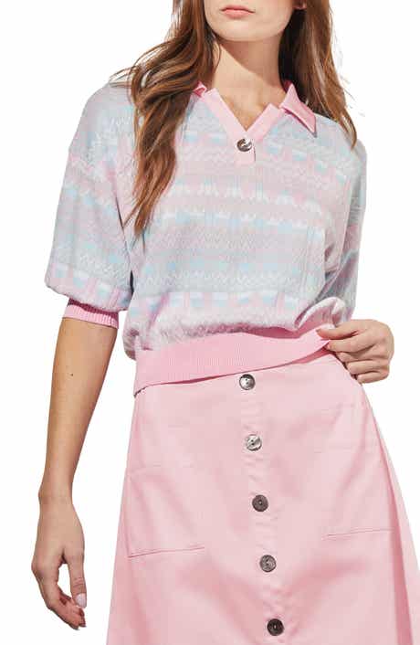 Puff Sleeve Pointelle Top