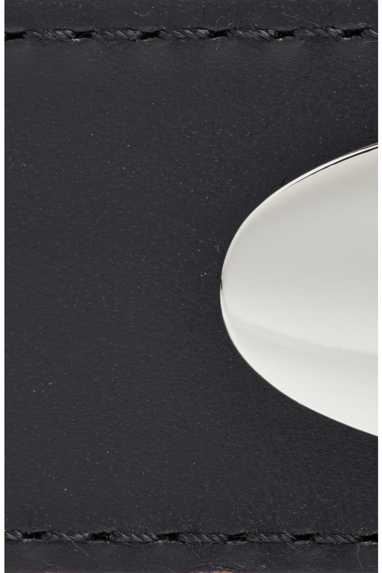 Tatum Stud Leather Belt, Alternate, color, BLACK