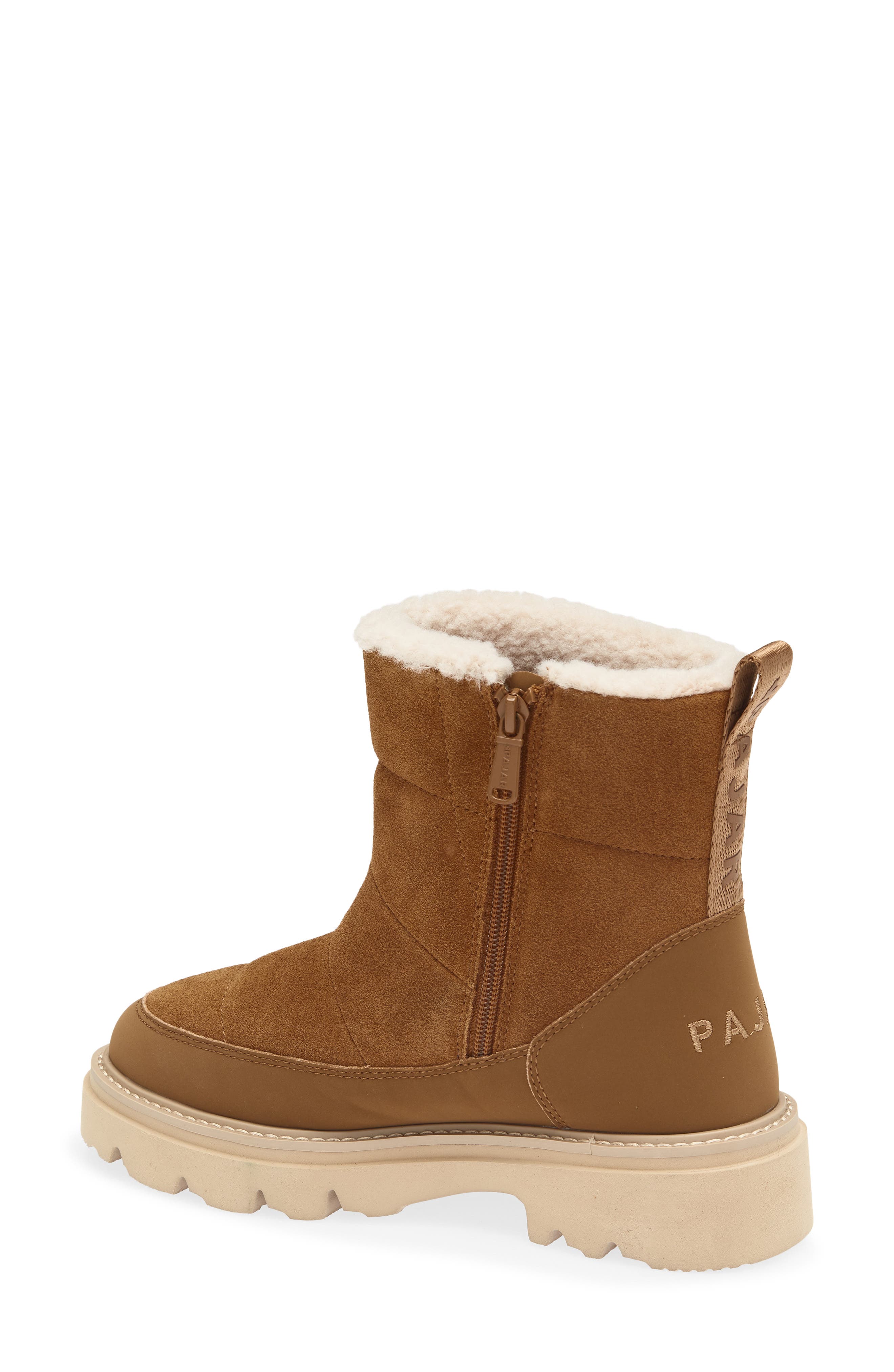 Aura Leather Boot, Alternate, color, CHESTNUT