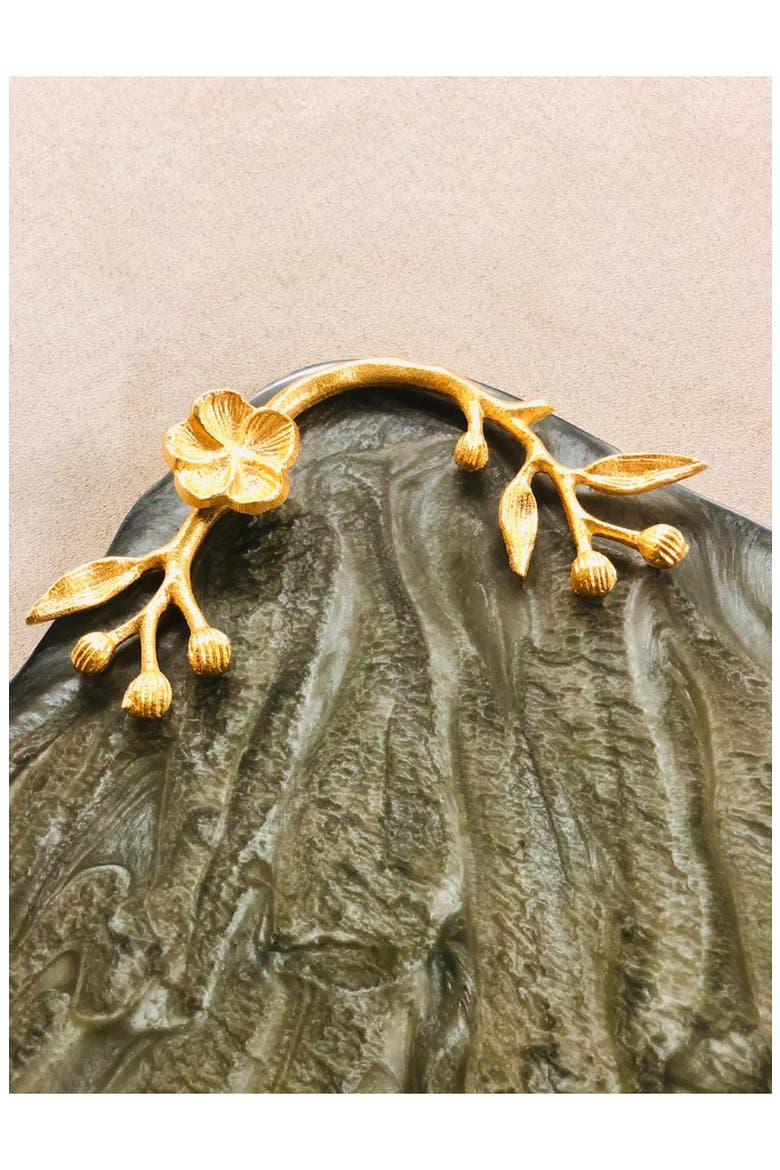Decorative Resin Serving Board, Alternate, color, BROWN