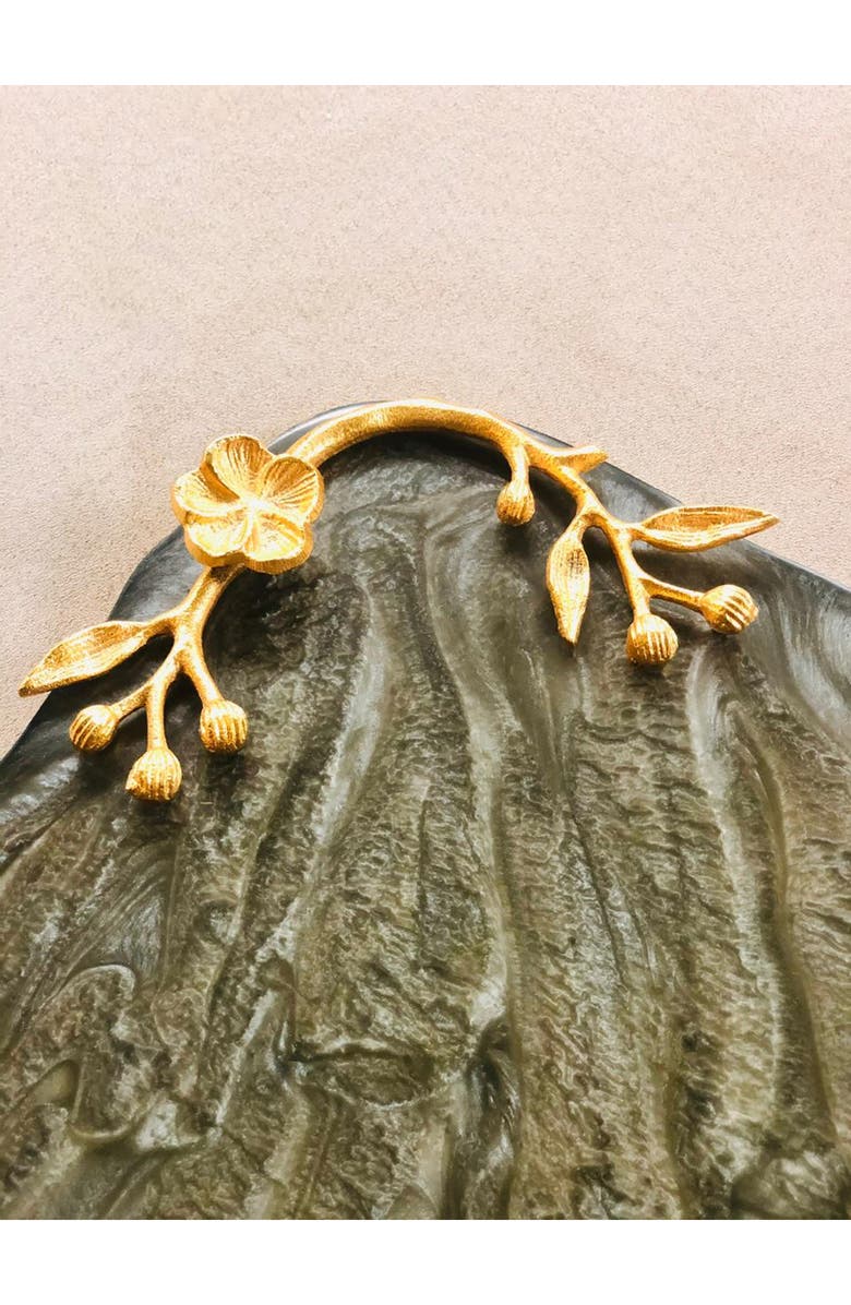 Tiramisu Decorative Resin Serving Board, Alternate, color, Brown