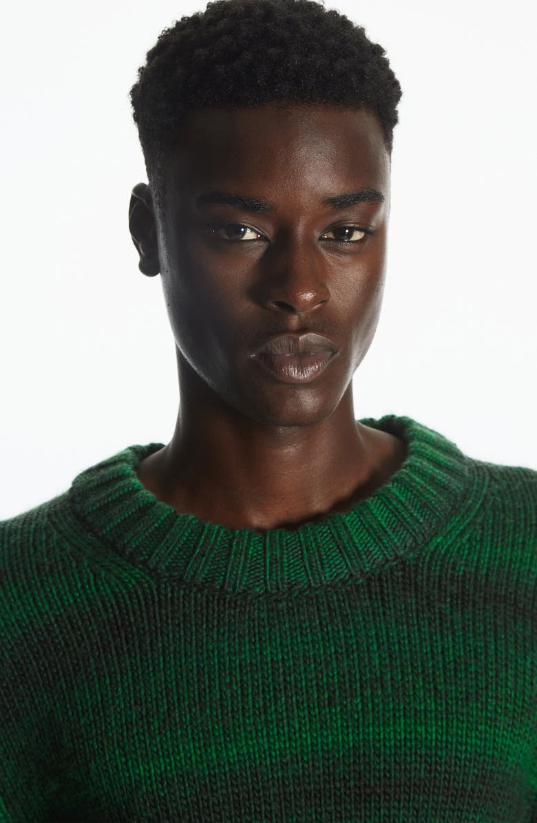 COS Gradient Stripe Wool Crewneck Sweater, Alternate, color, 