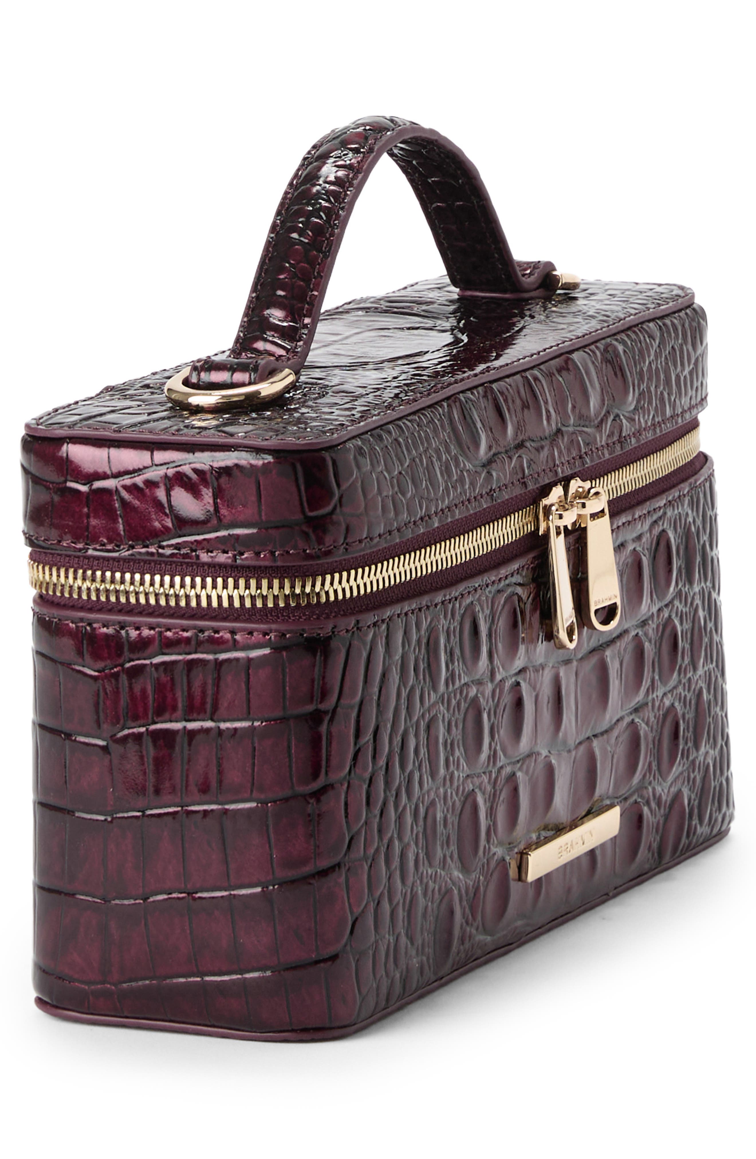 Brahmin Charlene Croc Embossed Leather Crossbody Bag (Women) | Nordstrom