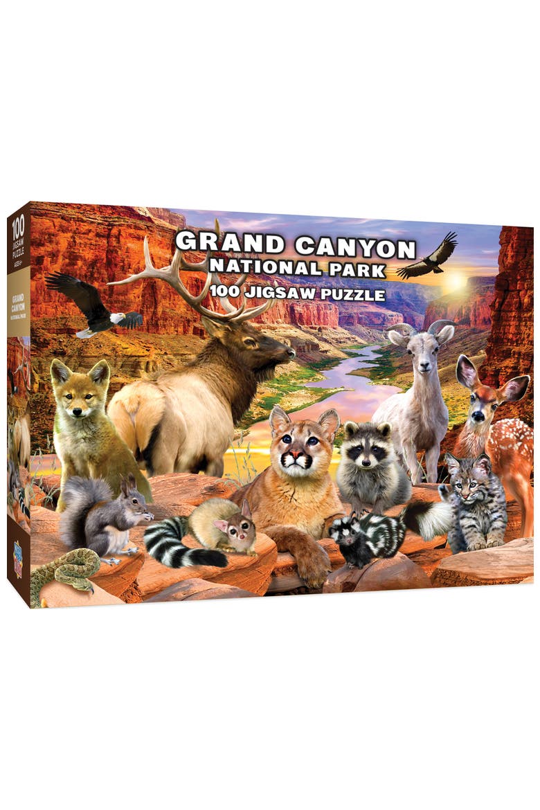 Wildlife of Grand Canyon 100pc Puzzle, Main, color, Multicolor