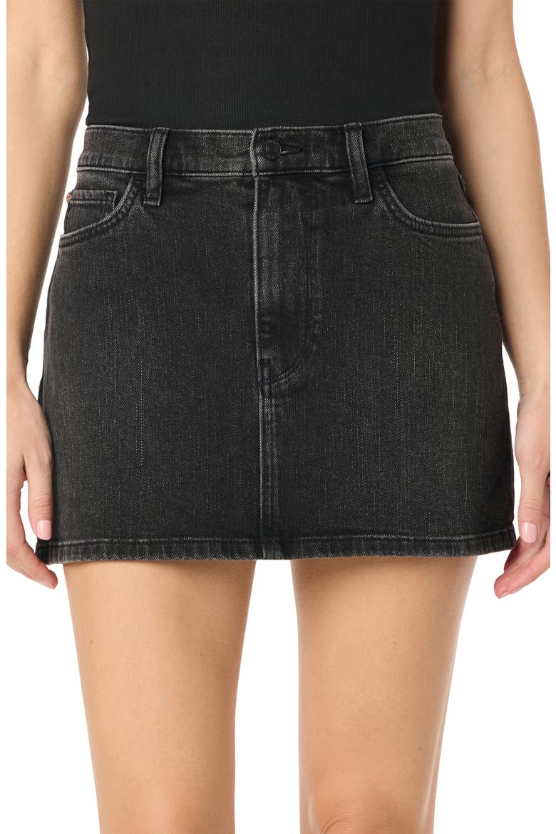 Denim Miniskirt, Alternate, color, AFTERMATH