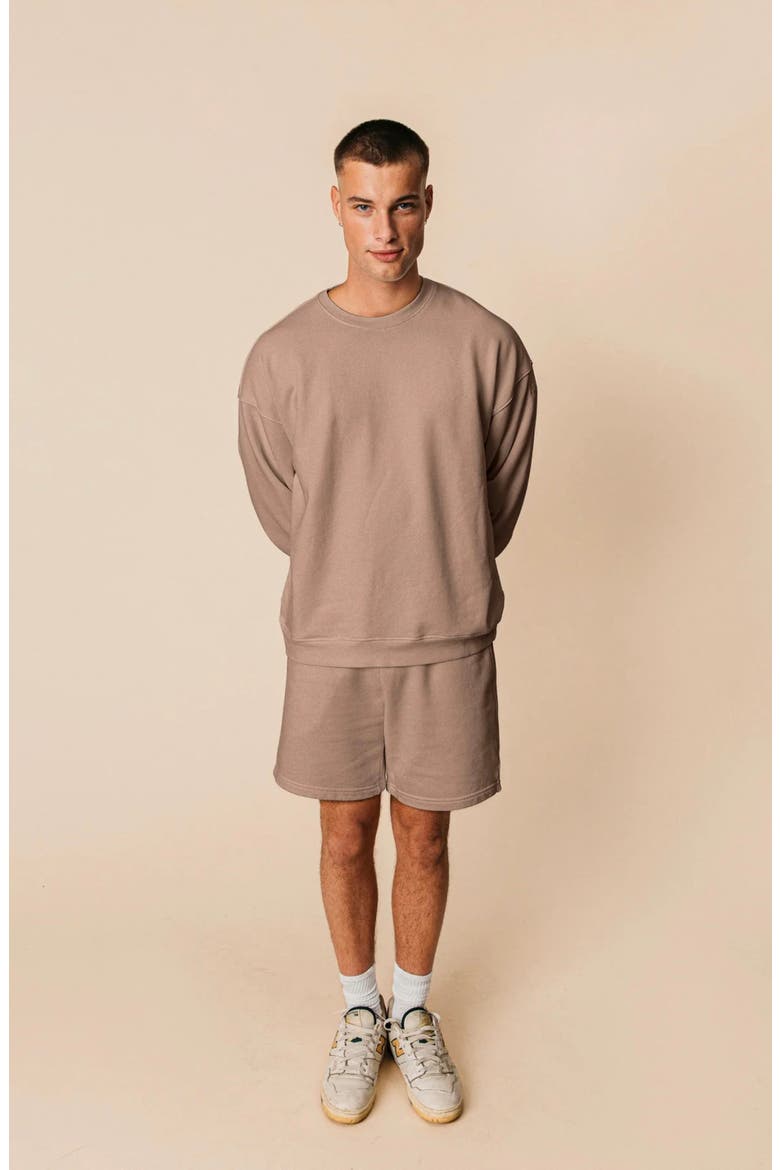Men's Organic Cotton Teddy Everywhere Shorts, Main, color, Fawn