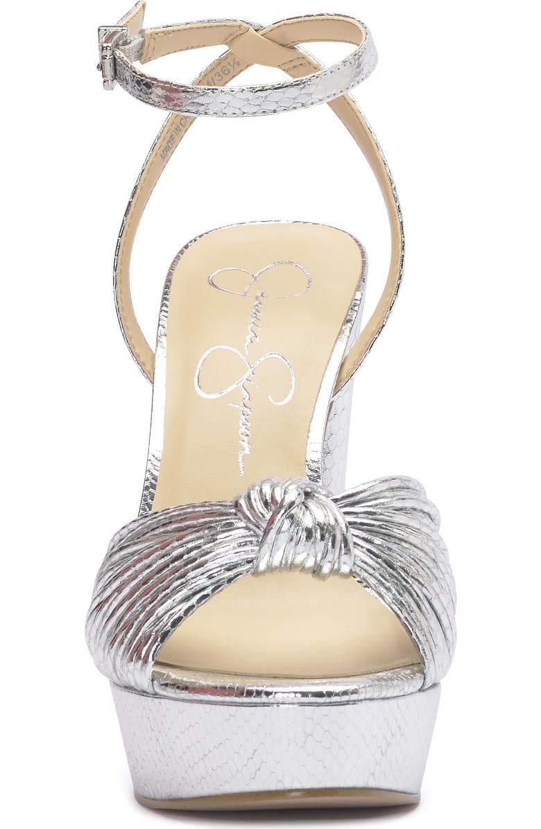 Jessica Simpson Immie Platform Sandal, Alternate, color, Silver