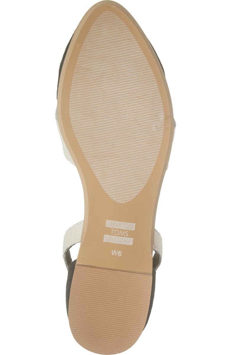 TOMS Juliannah Ankle Strap d'Orsay Flat, Alternate, color,