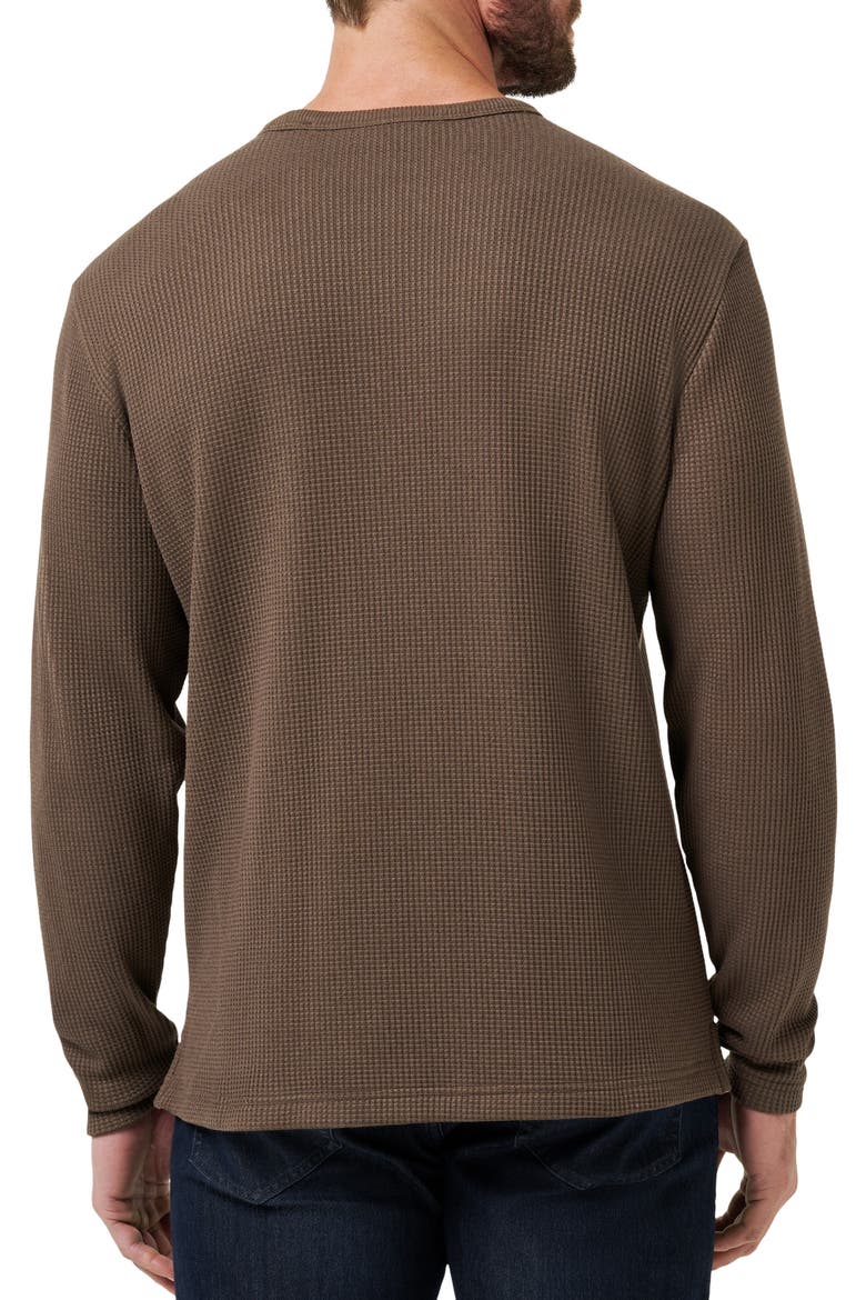 Souvenir Stand Long Sleeve Waffle Knit T-Shirt, Alternate, color, CHOCOLATE BROWN