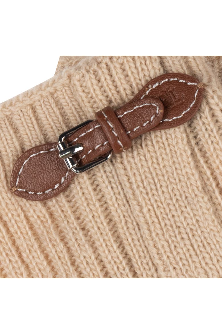 buckle knit handwarmer, Alternate, color, lauren camel