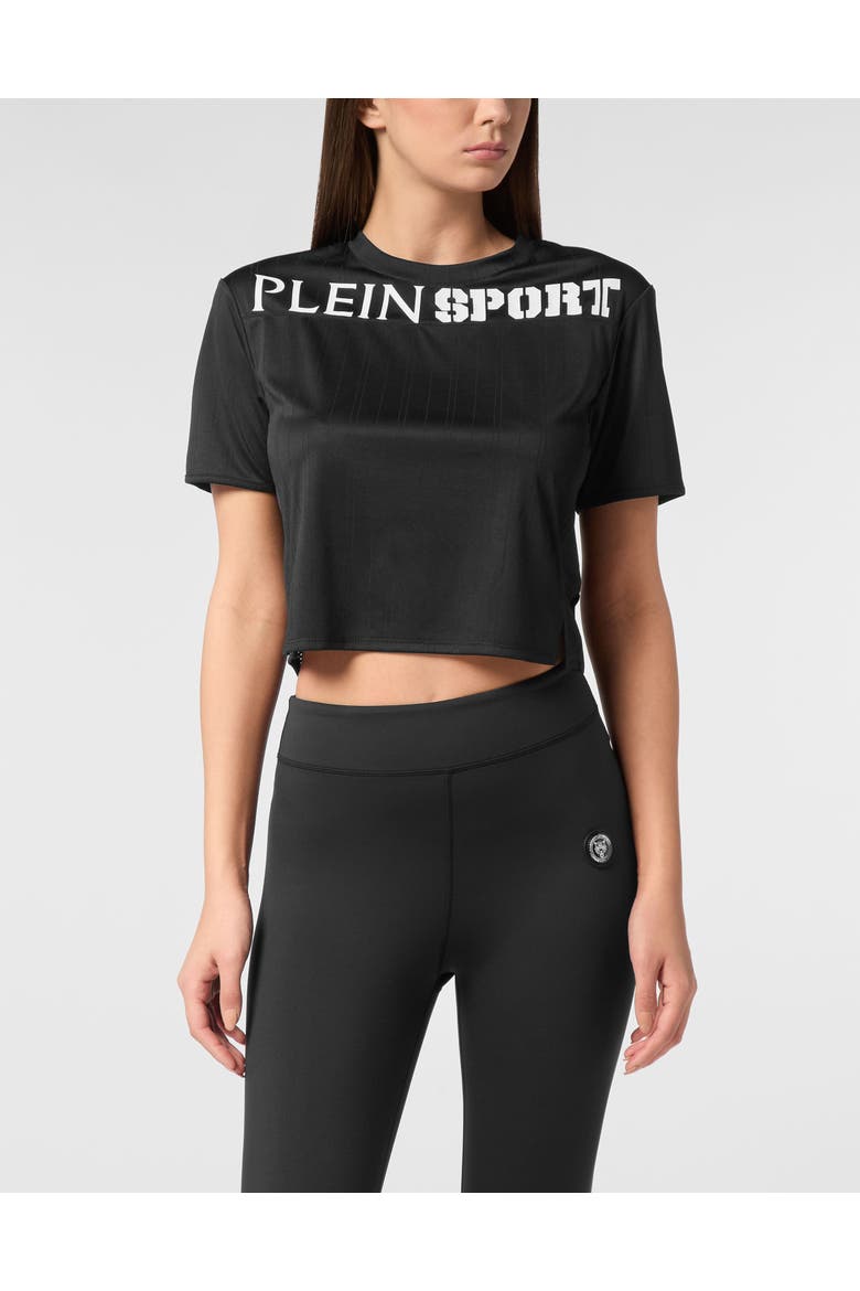 T-Shirt Round Neck Women, Main, color, black