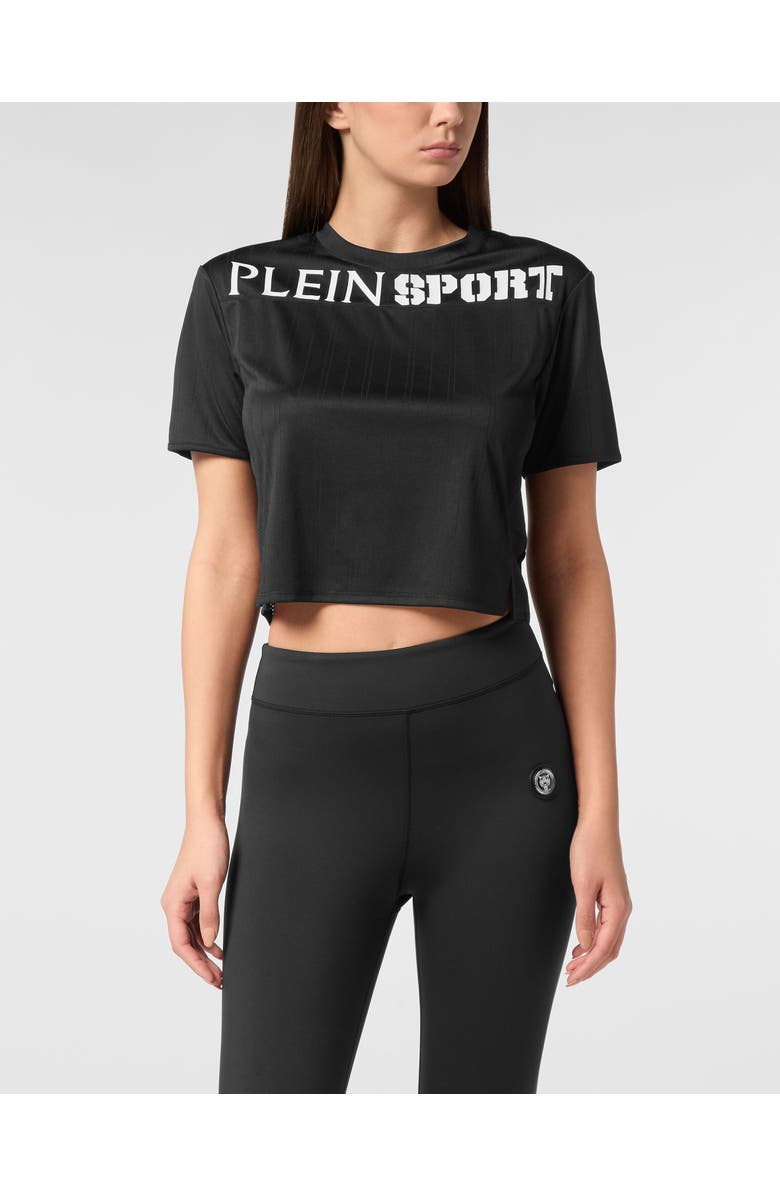 PLEIN SPORT T-Shirt Round Neck Women, Main, color, Black