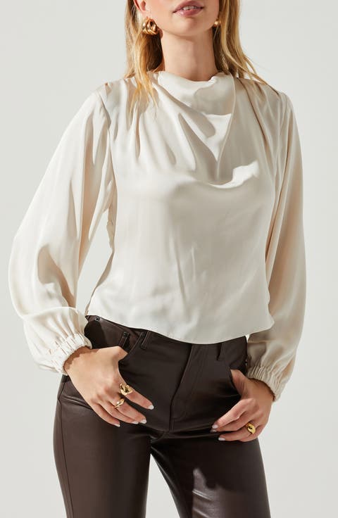 Veronica Open Back Matte Satin Top