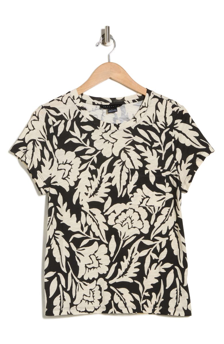 Sanctuary One Pocket T-Shirt, Alternate, color, Fever Tree Black